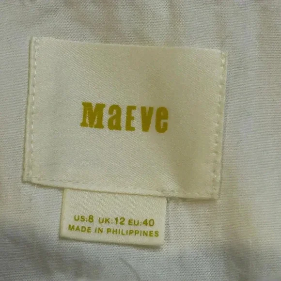 Maeve Anthropologie yellow dragonfly cafe sundress size 8 - Picture 8 of 14